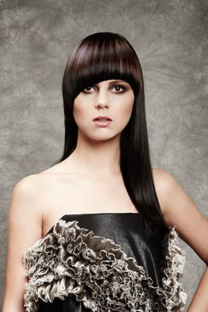 icono ALEXANDRA – Trend-Langhaarschnitt mit Asymmetrie
